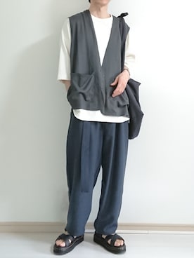 フリフリさん（メンズ・167cm）の夏コーディネート