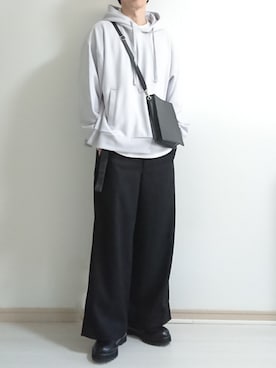 「DOOPZ（ドープス）のアイテム（スラックス）」を使った、フリフリさん（メンズ・167cm）の秋コーディネート