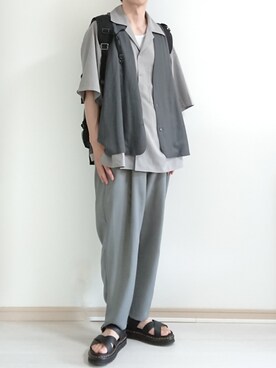 フリフリさん（メンズ・167cm）の夏コーディネート