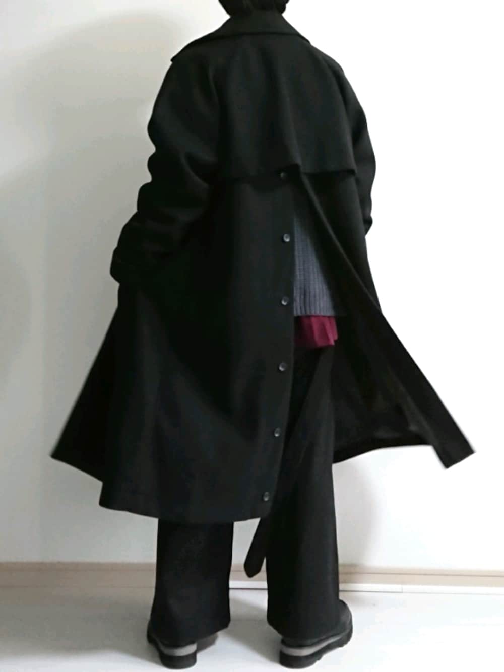 美品 KUUUPY 2way オーバー タイロッケンコート Lサイズ 美品 KUUUPY 2way オーバー タイロッケンコート Lサイズ