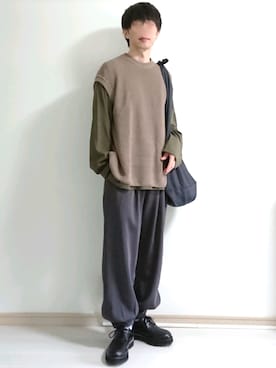 フリフリさん（メンズ・167cm）の秋コーディネート