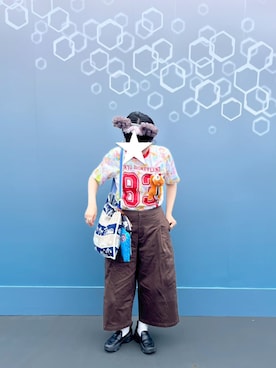 「NIKE（ナイキ）の＜NIKE＞ウィメンズ エアマックス フェノメナ/スニーカー（スニーカー、ブラック系）」を使った、るるさん（レディース・157cm）の夏コーディネート
