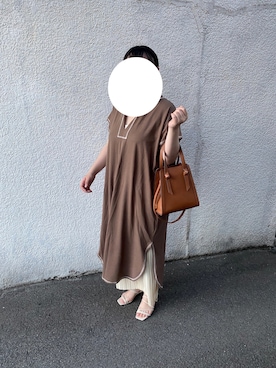 「ぽっちゃり、夏」｜「アイテム（ワンピース/ドレス）」を使った、호노카さん（レディース・157cm）の夏コーディネート