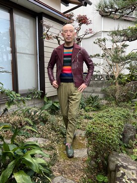 柴犬ゴローさんの（Paul Smith | ポールスミス）を使ったコーディネート