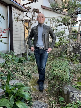 「Paul Smith COLLECTION（ポールスミスコレクション）のアイテム（ジャケット/アウター）」を使った、柴犬ゴローさん（メンズ・178cm）の冬コーディネート