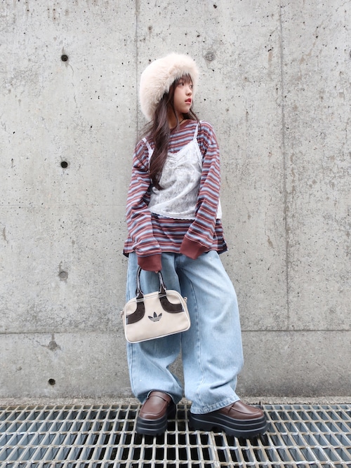 「CIAOPANIC TYPY(チャオパニックティピー)の【KIDS】5枚セットアソートロゴロンTee【WEEKロンTee】(Tシャツ/カットソー)」を使った、hisuiさん(キッズ・130cm)の秋コーディネート