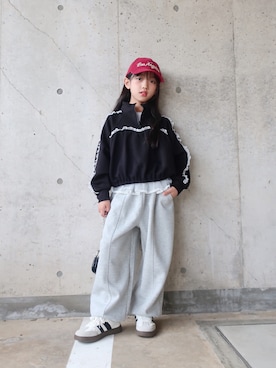 「アイテム（パンツ）」を使った、hisuiさん（キッズ・130cm）の秋コーディネート