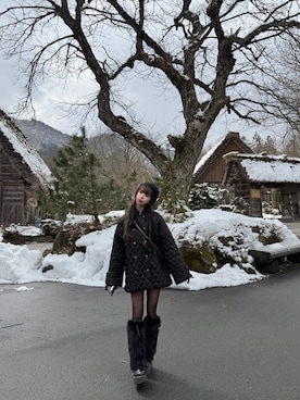 「TINA：JOJUN（ティーナジョジュン）のアイテム」を使った、Remi さん（レディース・168cm）の春コーディネート