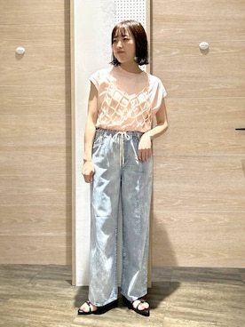 「アイテム（その他トップス）」を使った、やまゆかさん（レディース・162cm・20代）の夏コーディネート