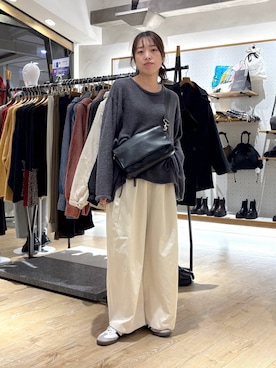 「アイテム（バッグ）」を使った、やまゆかさん（レディース・162cm・30代）の冬コーディネート