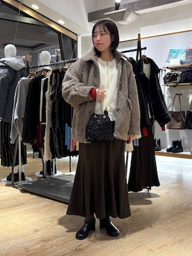 やまゆかさん（レディース・162cm）の冬コーディネート