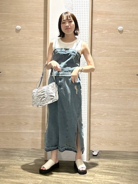 「アイテム（その他トップス）」を使った、やまゆかさん（レディース・162cm・20代）の夏コーディネート
