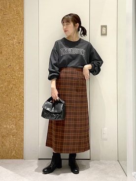 やまゆかさん（レディース・161cm）の秋コーディネート