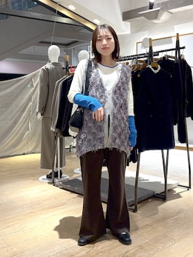 やまゆかさん（レディース・162cm）の冬コーディネート