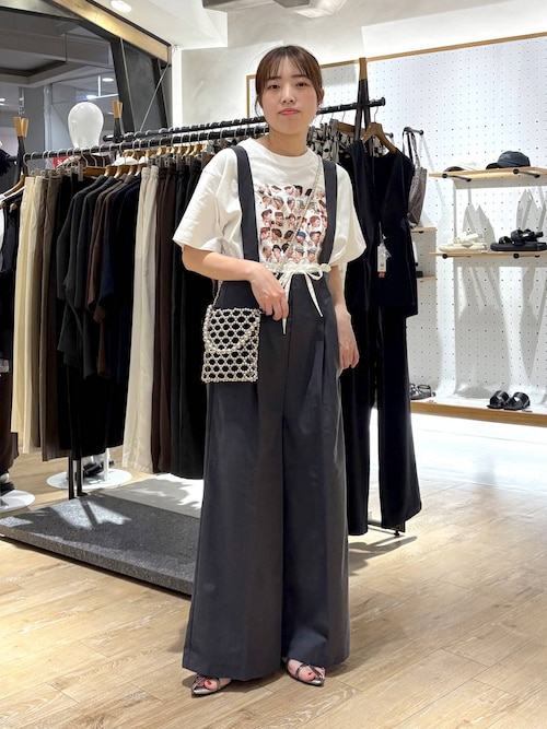 LEPSIM フリルサス付きパンツ　今季新作　新品タグ付き　グレー フリルサス付きパンツ | [公式]レプシィム （LEPSIM）通販