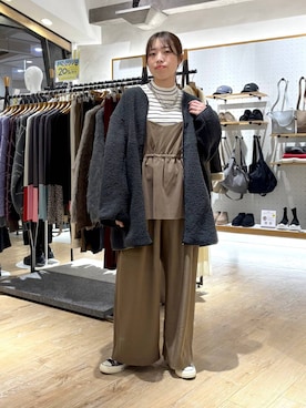 「アイテム（ネックレス）」を使った、やまゆかさん（レディース・162cm・30代）の秋コーディネート