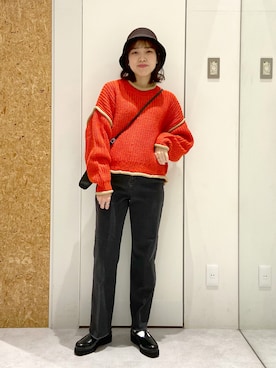 やまゆかさん（レディース・161cm）の冬コーディネート