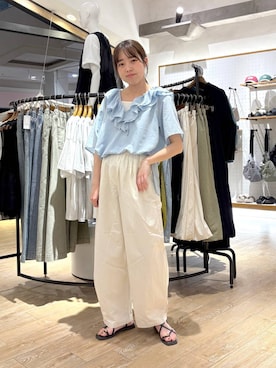 「アイテム（サンダル）」を使った、やまゆかさん（レディース・162cm・20代）の夏コーディネート