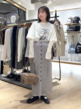 やまゆかさん（レディース・162cm）の春コーディネート