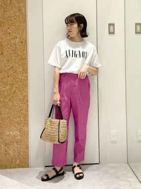 やまゆかさん（レディース・161cm）の夏コーディネート