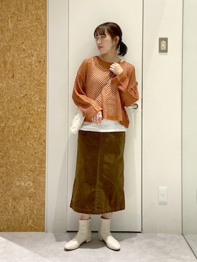 やまゆかさん（レディース・161cm）の秋コーディネート