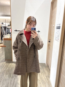 「アイテム（その他アウター）」を使った、やまゆかさん（レディース・162cm・20代）の秋コーディネート