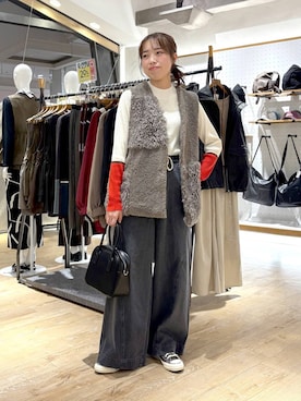 「アイテム（パンツ）」を使った、やまゆかさん（レディース・162cm・20代）の秋コーディネート