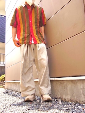 fumiさん（メンズ・171cm）の夏コーディネート