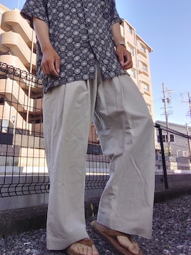 fumiさん（メンズ・171cm）の夏コーディネート