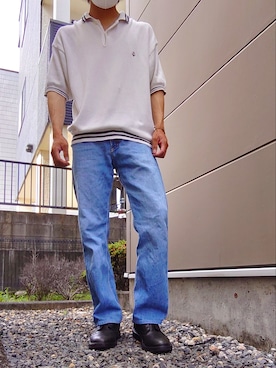 「SPECTUSSHOECO.（スペクタスシューコー）のアイテム」を使った、fumiさん（メンズ・171cm）の夏コーディネート