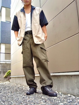 「NANO universe（ナノユニバース）のアイテム（帽子）」を使った、fumiさん（メンズ・171cm）の夏コーディネート