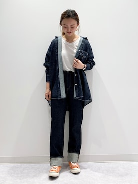 Levi's(R) RED DENIM CHORE COAT MIDNIGHT HOURSを使った人気