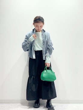 「SOMETHING（サムシング）のアイテム（トップス）」を使った、matsunaga tomoeさん（レディース・157cm）の冬コーディネート