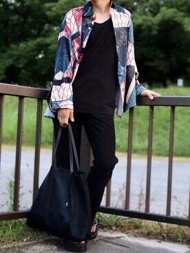 「Adoon plain（アドーンプレーン）のアイテム（パンツ）」を使った、MASAさん（メンズ・171cm・20代）の夏コーディネート