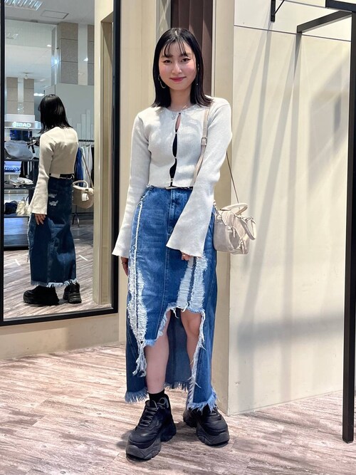 PAGEBOY宇都宮インターパーク店Nazunaさんのデニムスカートを使った 