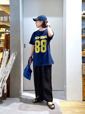 「アイテム（バッグ）」を使った、さちち さん（レディース・156cm・50代）の夏コーディネート