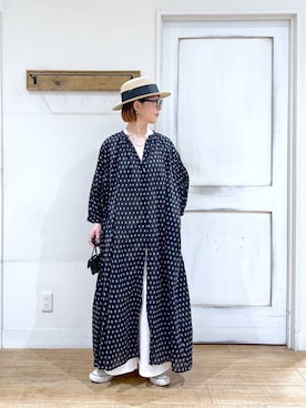 「50代前半です」｜「アイテム（財布/小物）」を使った、さちち さん（レディース・156cm）の夏コーディネート