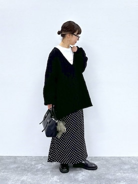 「アイテム（ピアス（両耳用））」を使った、さちち さん（レディース・156cm・50代）の秋コーディネート