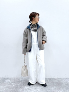 「50代前半です」｜「アイテム（ブルゾン）」を使った、さちち さん（レディース・156cm）の秋コーディネート