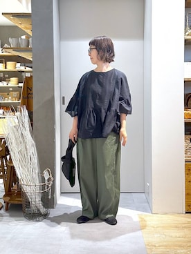 「アイテム（シャツ/ブラウス）」を使った、さちち さん（レディース・156cm・50代）の夏コーディネート