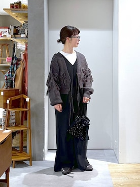 「studio CLIP（スタディオクリップ）のアイテム」を使った、さちち さん（レディース・156cm）の冬コーディネート