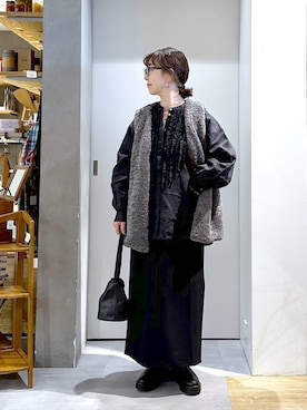 「アイテム（アクセサリー）」を使った、さちち さん（レディース・156cm・50代）の秋コーディネート