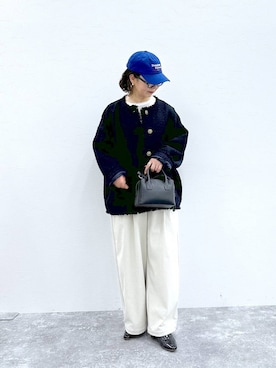 「studio CLIP（スタディオクリップ）のアイテム」を使った、さちち さん（レディース・156cm）の冬コーディネート