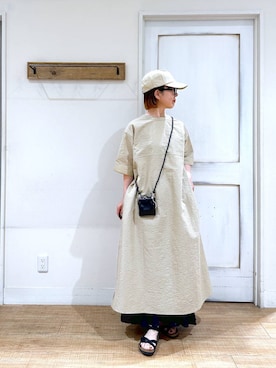 「50代前半です」｜「アイテム（財布/小物）」を使った、さちち さん（レディース・156cm）の夏コーディネート