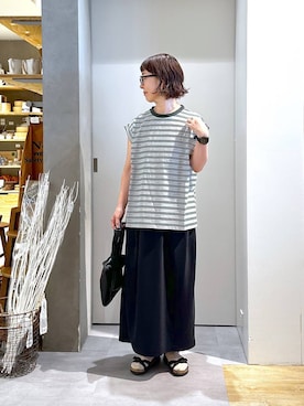 「アイテム（バッグ）」を使った、さちち さん（レディース・156cm・50代）の夏コーディネート