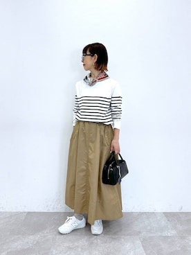「50代前半です」｜「アイテム（財布/小物）」を使った、さちち さん（レディース・156cm）の秋コーディネート