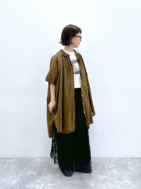 「アイテム（スカート）」を使った、さちち さん（レディース・156cm・50代）の夏コーディネート