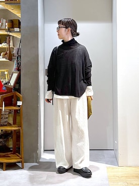 「アイテム（ブーツ）」を使った、さちち さん（レディース・156cm・50代）の秋コーディネート