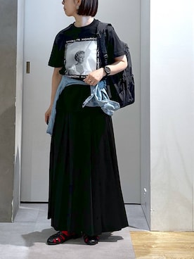 「studio CLIP（スタディオクリップ）のアイテム（トップス）」を使った、さちち さん（レディース・156cm）の春コーディネート