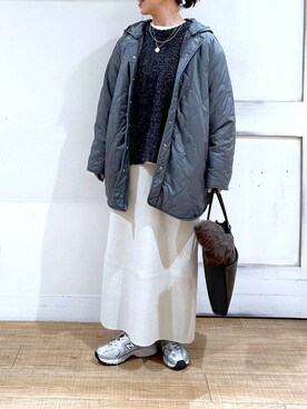 「50代前半です」｜「アイテム（ブルゾン）」を使った、さちち さん（レディース・156cm）の秋コーディネート